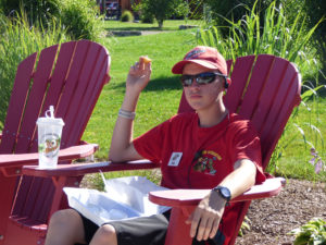 Employee In Chair | Yogi Bear's Jellystone Park™ Camp-Resort | South Haven, MI