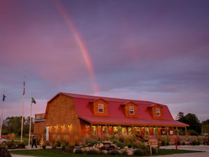 Rainbow over Ranger Station | Yogi Bear's Jellystone Park™ Camp-Resort | South Haven, MI