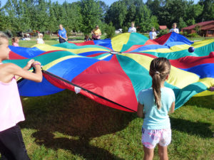 Large Parachute Play