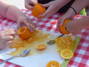 Rise And Shine - Juicing Oranges
